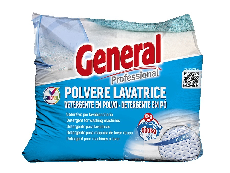 General professional polvere lavatrice, 8 kg