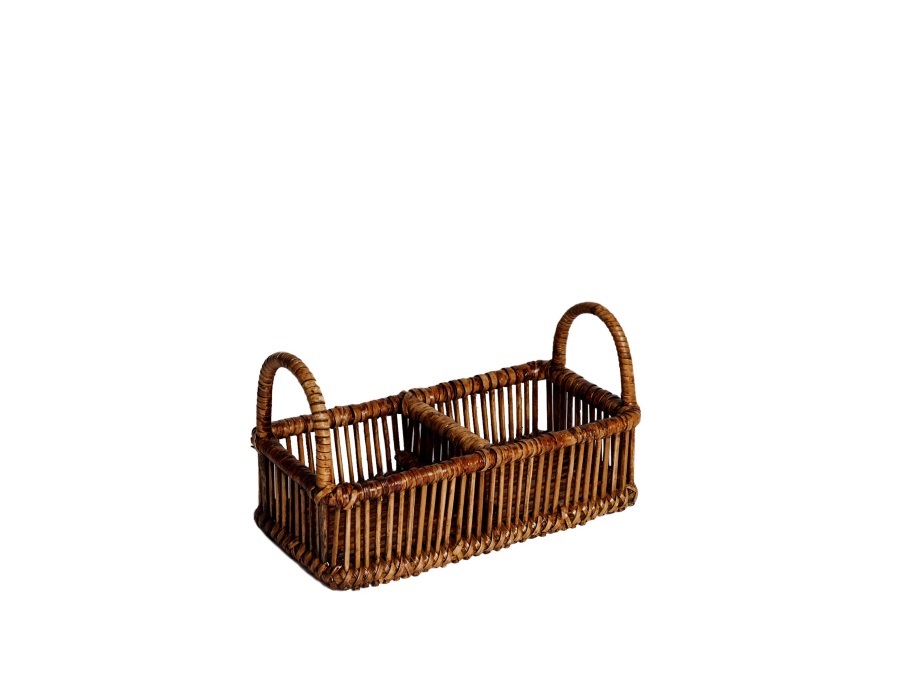 SIMPLE DAY LIVING & LIFESTYLE Porta Condimenti Rain in rattan naturale
