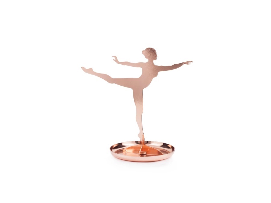 KIKKERLAND EUROPE PORTA GIOIELLI BALLERINA RAME