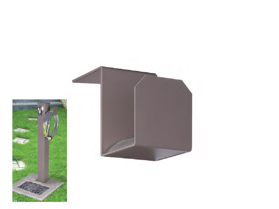 BEL FER Porta-gomma in ferro 42/PGQ per fontana Bel-Fer quadrata, Disponibile in 14 colori