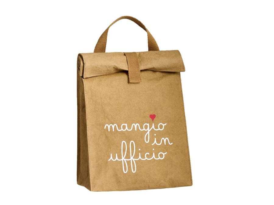 SIMPLE DAY LIVING & LIFESTYLE Porta-pranzo Mangio in ufficio, 22x15xh36 cm