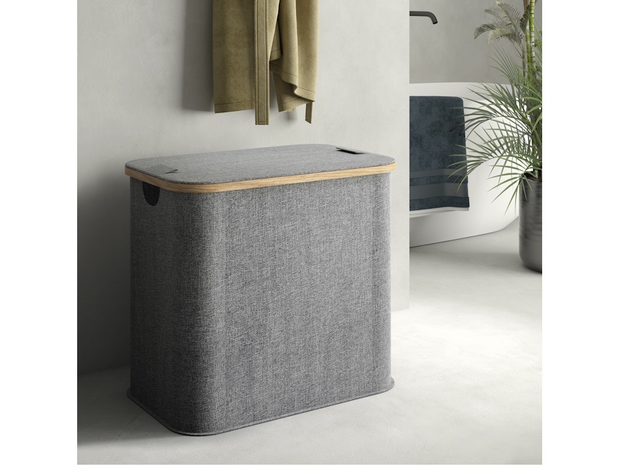 GEDY SPA Portabiancheria Yoshi 87 lt grigio