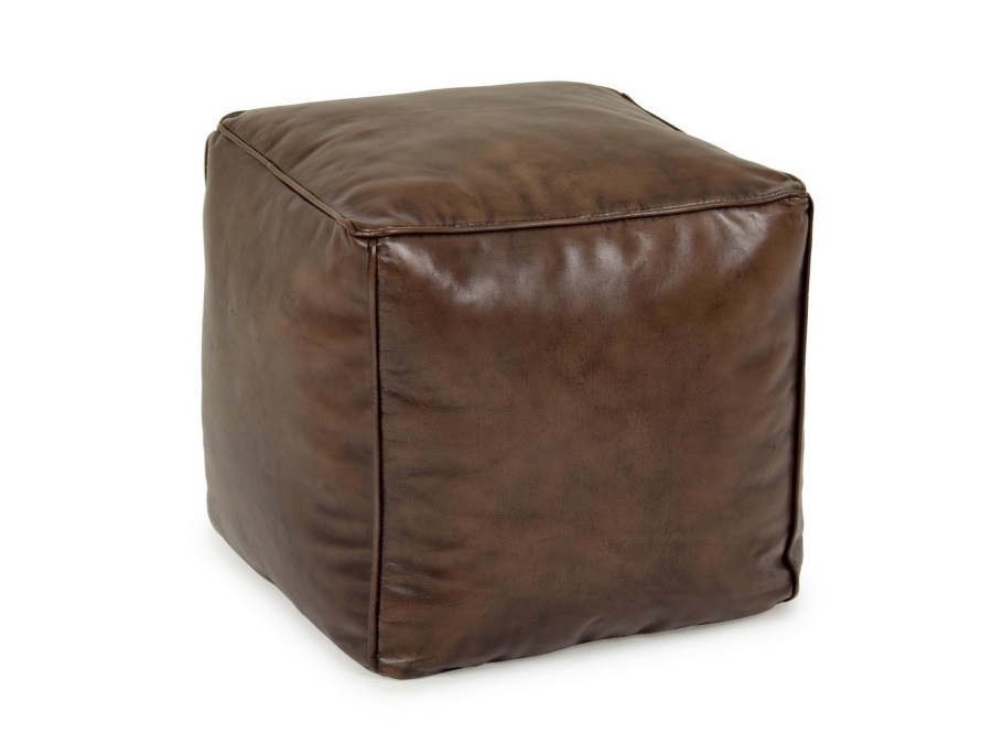 BIZZOTTO POUF MENDEZ MARRONE, 40X40