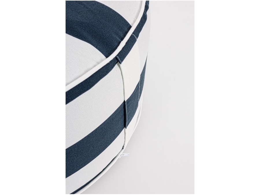 BIZZOTTO Pouf righe gonfiabile bianco/blu