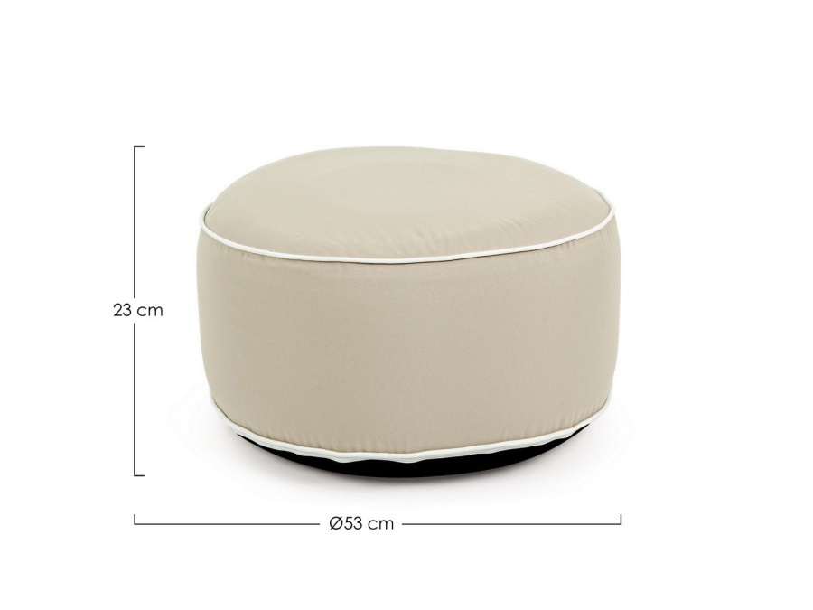 BIZZOTTO Pouf rihanna gonfiabile beige