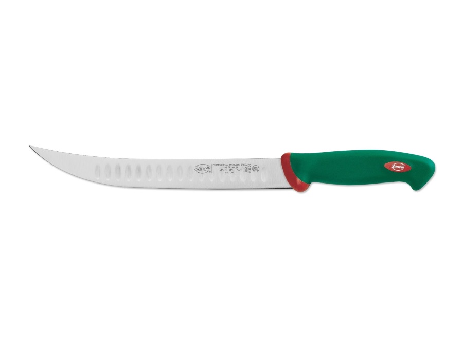 Coltellerie sanelli premana, coltello scimitarra olivato, 26 cm