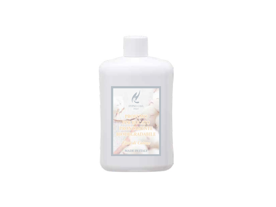 HYPNO CASA Profumo bucato biodegradabile fiori di cotone, 400 ml