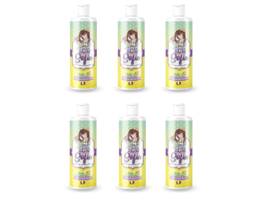 LA BELLA LAVANDERINA Profumo bucato sofia 500 ml, confezione 6 flaconi