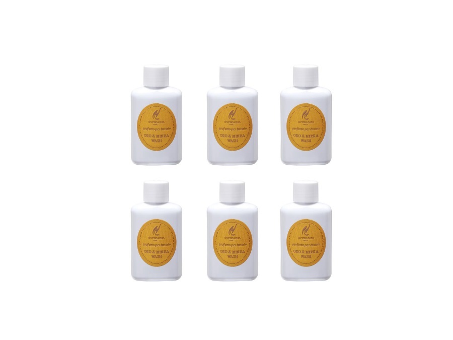 HYPNO CASA Profumo lavatrice concentrato Oro & Mirra Wash 100 ml, 6 flaconi