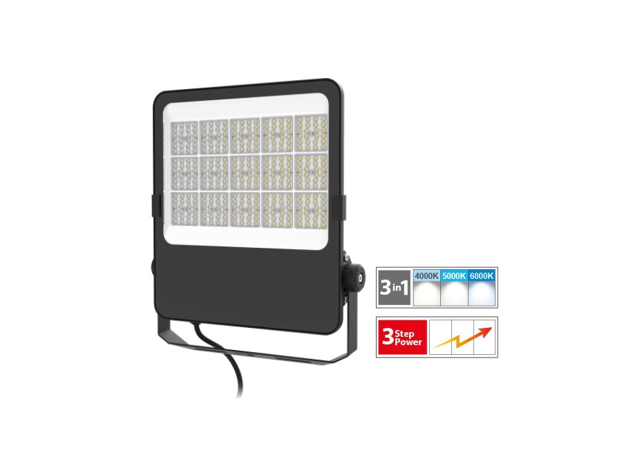 NOVA LINE Proiettore led nero 200W ip65