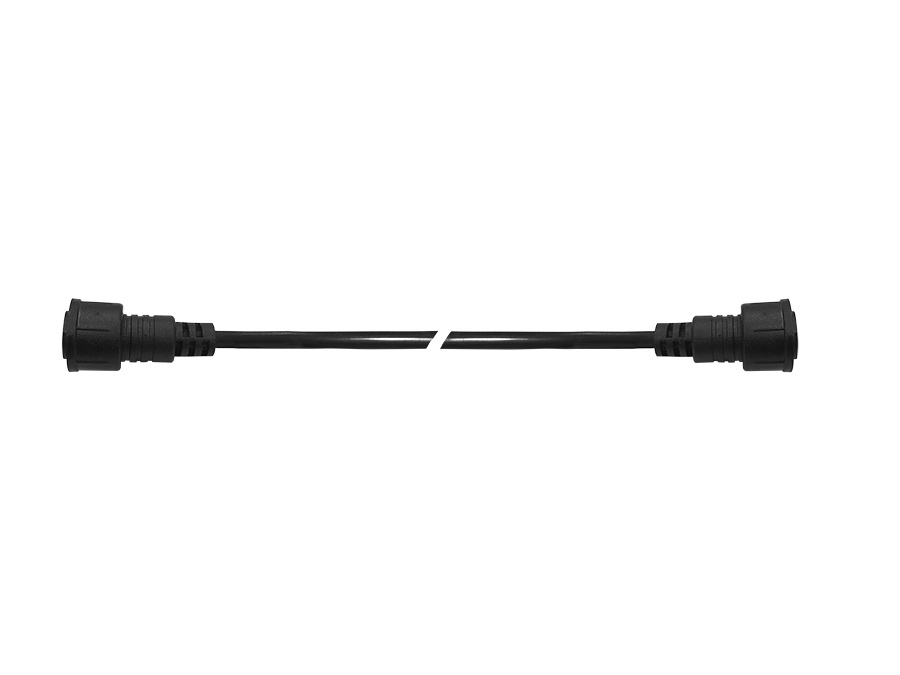NOVA LINE Prolunga IP65 con connettori M/F IP65 - 1,5 mt - nero