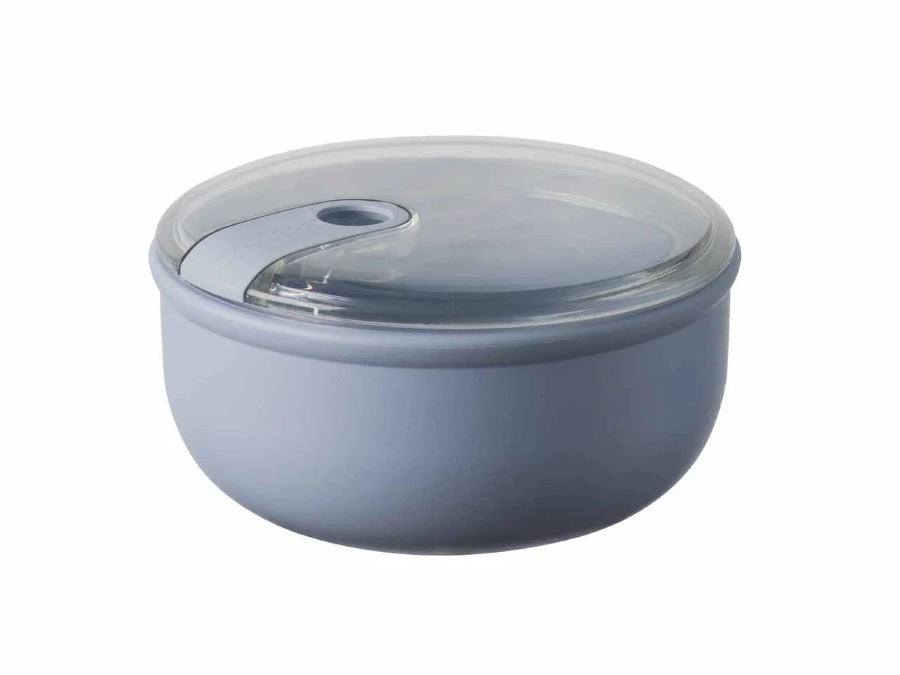 OMADA Pull box, contenitore tondo per alimenti 15,7x15,7xH8,2 cm pervinca