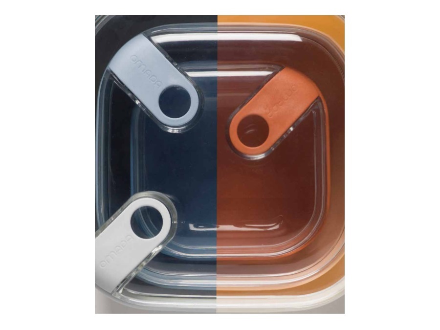 OMADA Pull box, set contenitori quadrati per alimenti sky