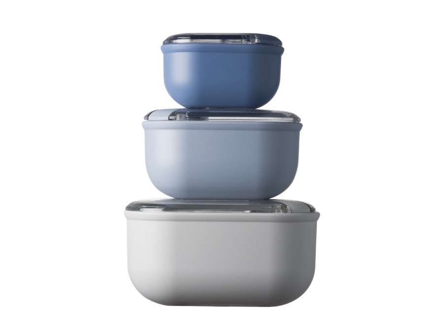 OMADA Pull box, set contenitori quadrati per alimenti sky