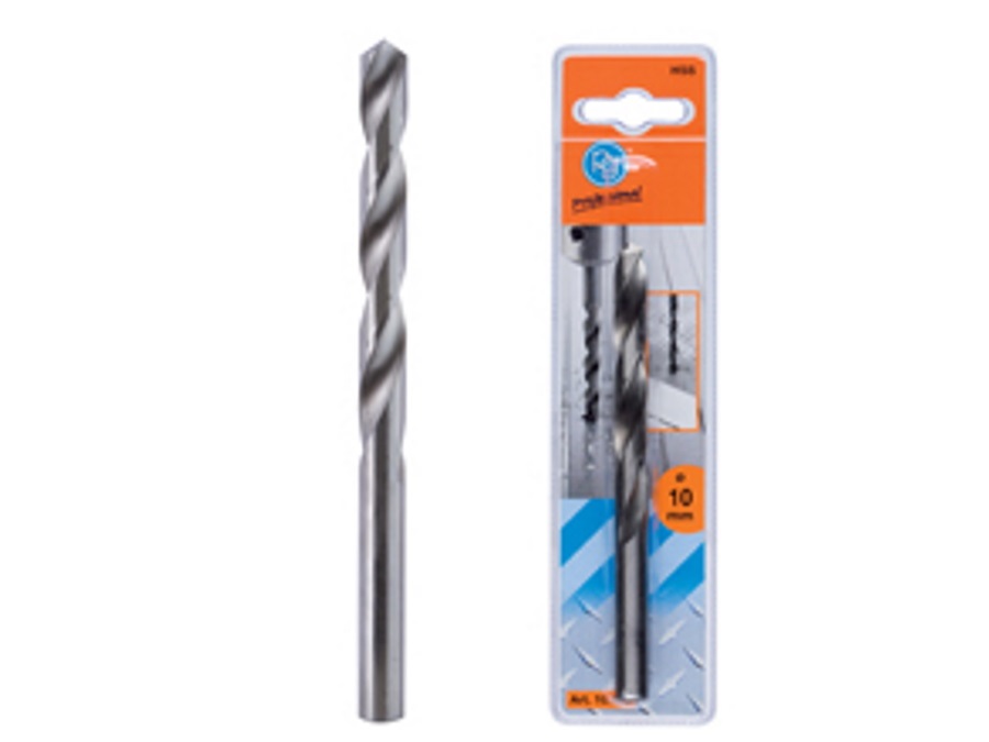 PG TOOLS PUNTA ELICOIDALE CILINDRICA ACCIAIO HSS,  Ø 10  mm