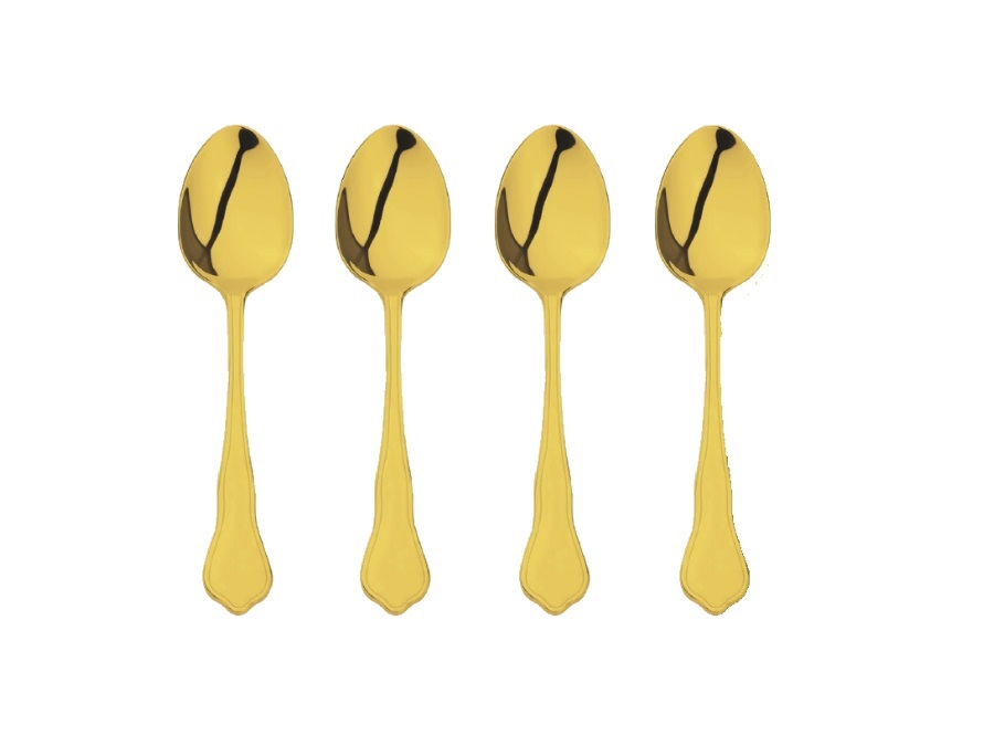 BIALETTI INDUSTRIE Pure gold, 4 cucchiaini