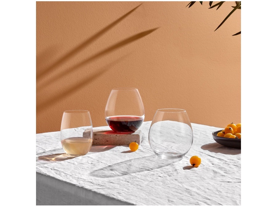 NUDE GLASS Pure, set 4 bicchieri Bordeaux 610 cc