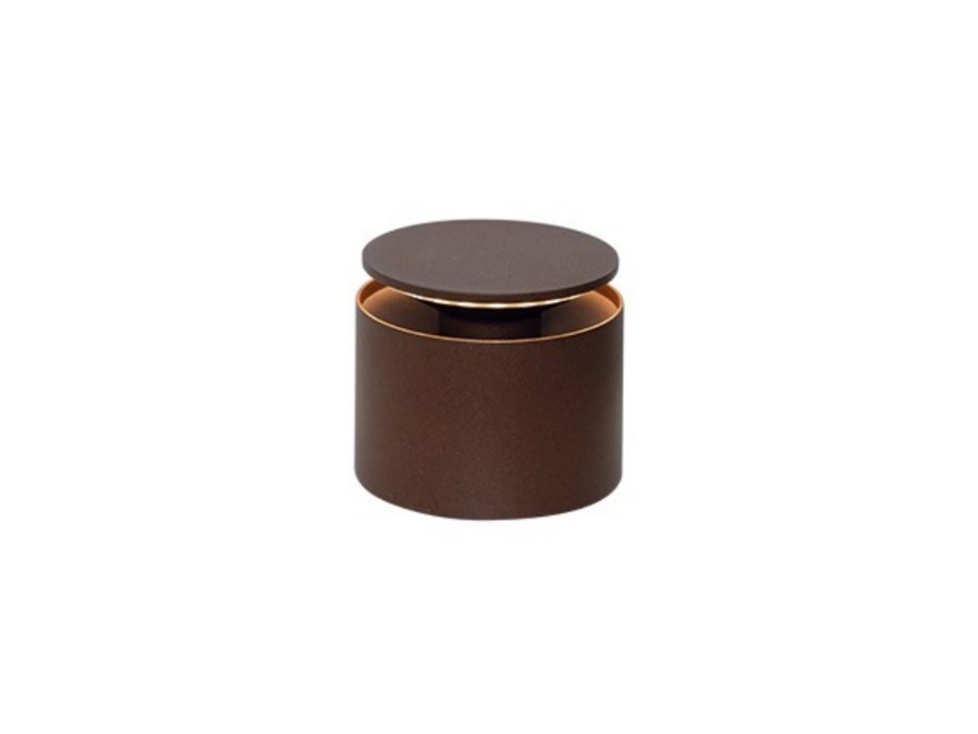 ZAFFERANO S.R.L. Push up pro, lampada da tavolo ricaricabile - corten