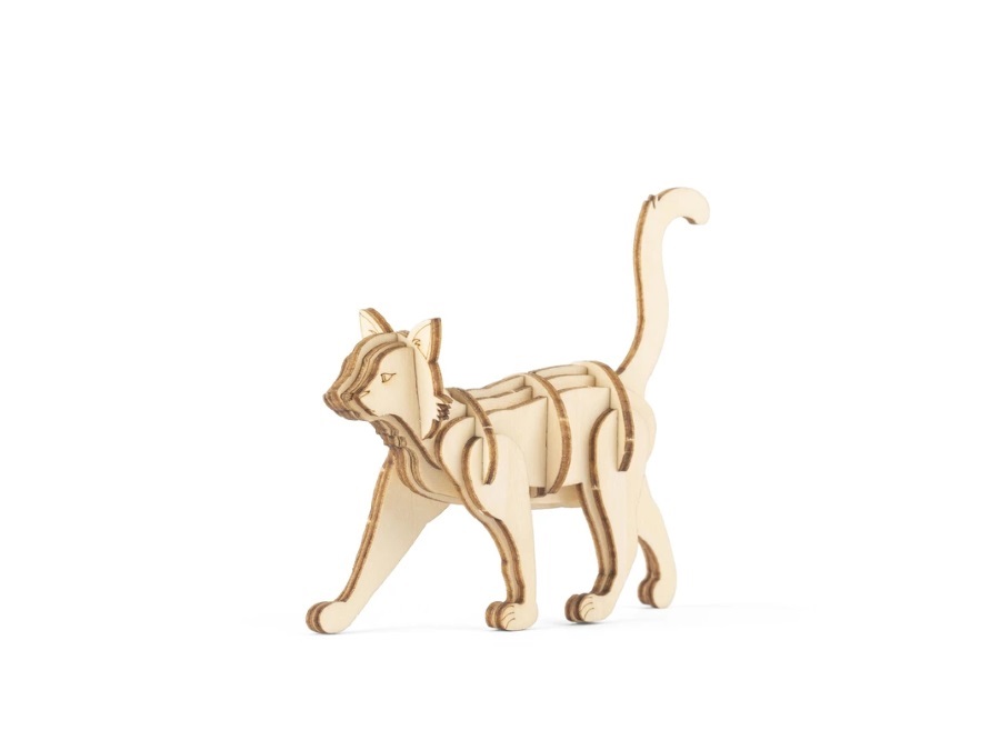 KIKKERLAND EUROPE PUZZLE IN LEGNO 3D GATTO