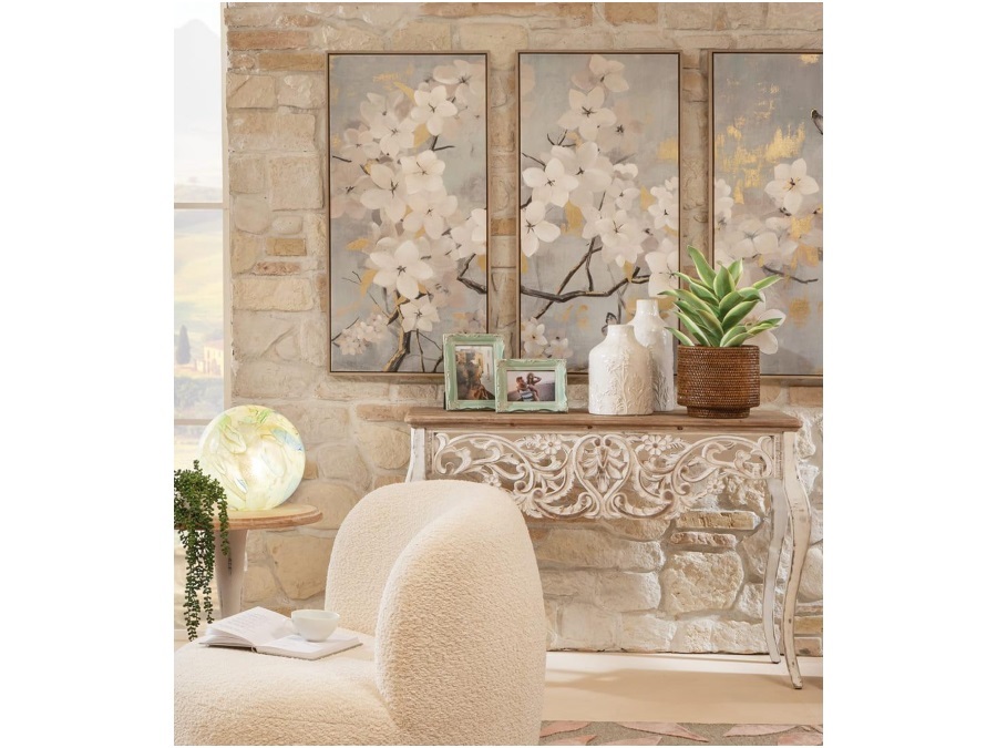 L'OCA NERA Quadro 50x100 cm con cornice - set 3 pz