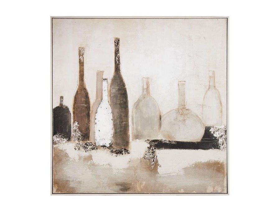 L'OCA NERA Quadro con cornice, 100x100 cm