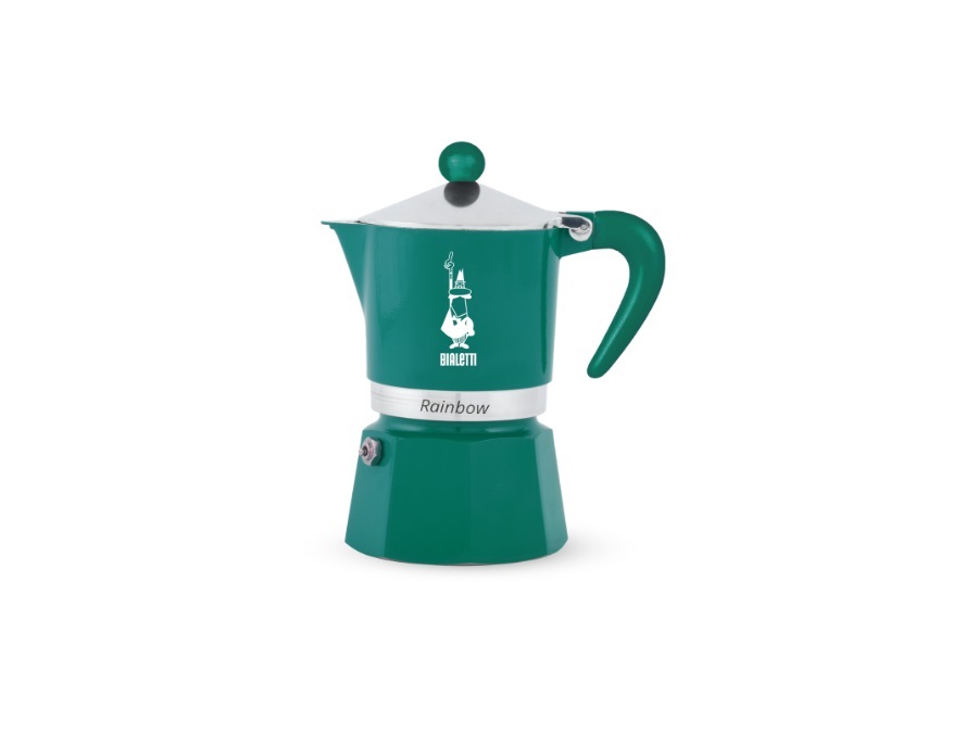 BIALETTI INDUSTRIE Rainbow, moka 1 tazza verde