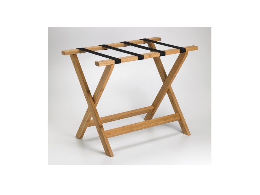 LEONE Reggivaligia in bamboo, 65x36x51 cm