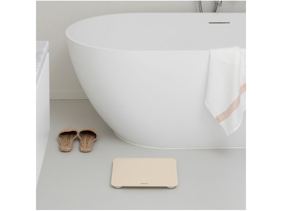 BRABANTIA Renew, Bilancia pesapersone digitale beige tenue