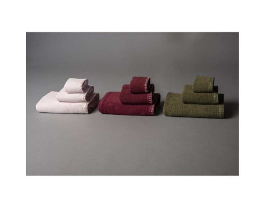 UNO CASA & DESIGN Ribot Set spugna, 38x55+55x100 cm 100% cotone