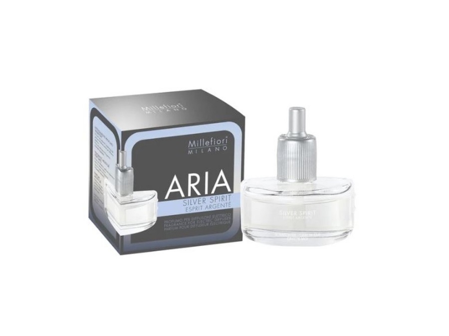 MILLEFIORI Ricarica diffusore elettrico "ARIA" - silver spirit