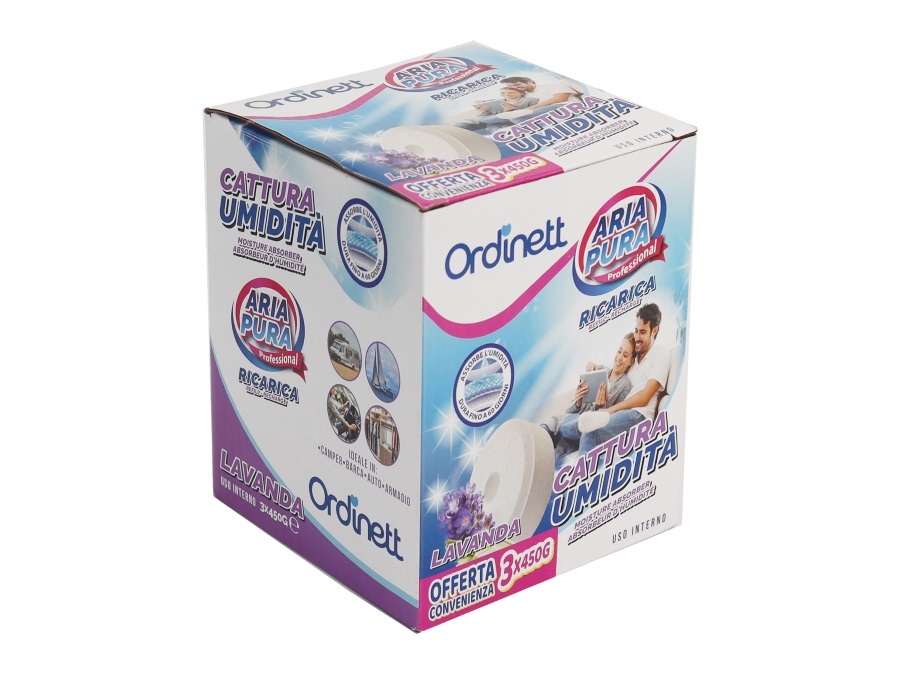ORDINETT Ricarica pastiglie 450 gr lavanda, 3 pezzi