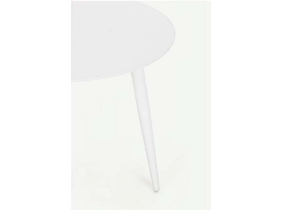 BIZZOTTO Ridley, tavolino Ø50 cm bianco