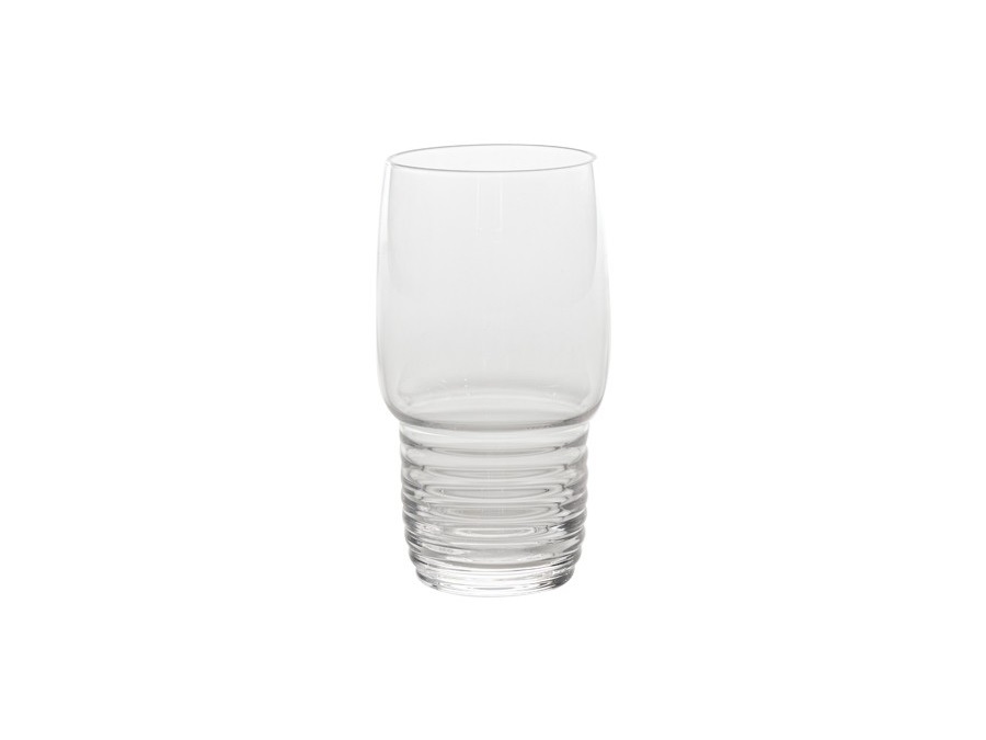 ZAFFERANO S.R.L. Righe, bicchiere tumbler highball trasparente 45 cl