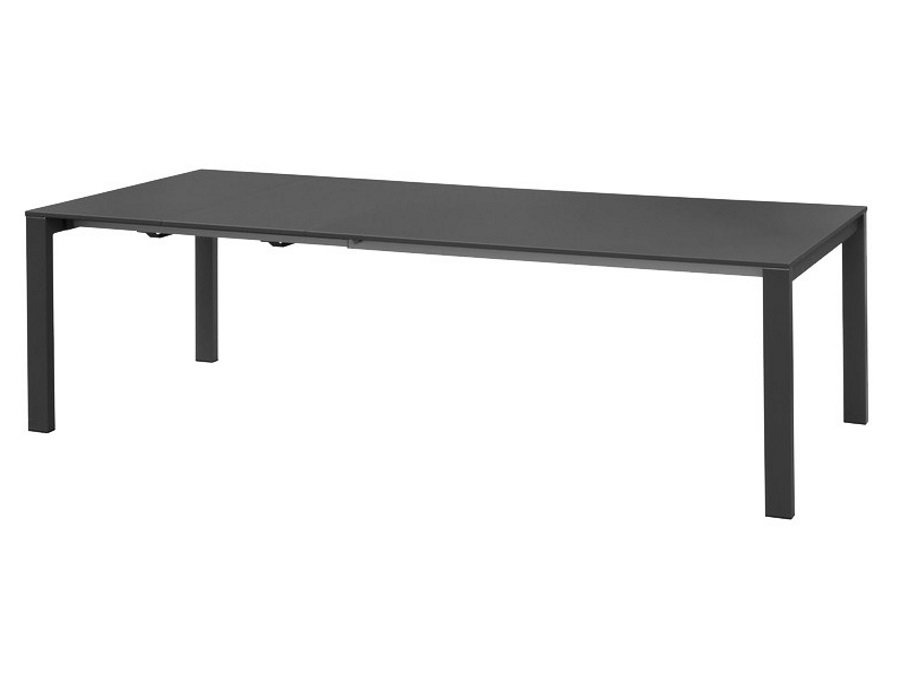 EMU ROUND TAVOLO ALLUNGABILE EMU 160+54+54X100 CM FERRO ANTICO/PIANO IN LAMIERA