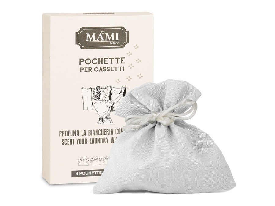 MAMI MILANO Sacchetto piccolo bianco per perle profumate - 4 pezzi