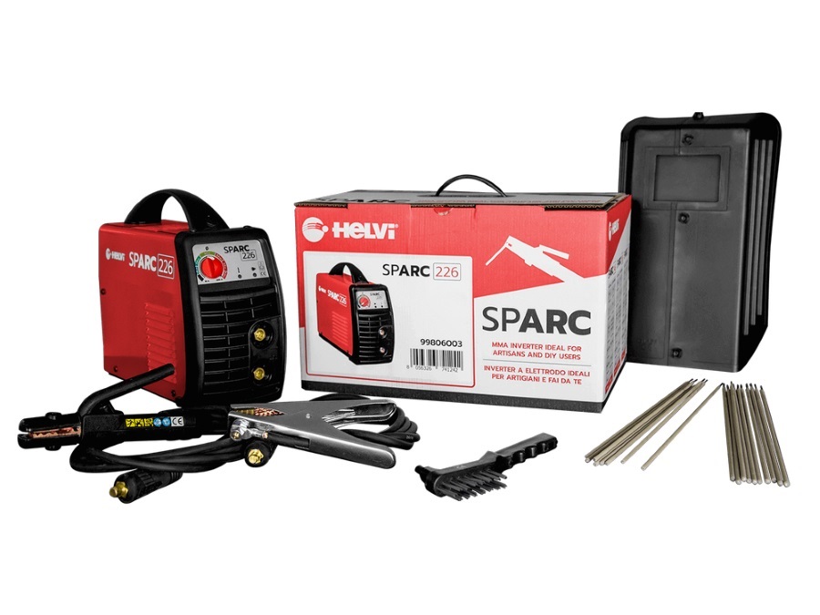 HELVI SALDATRICE INVERTER SPARC 226 KIT SCATOLA CARTONE