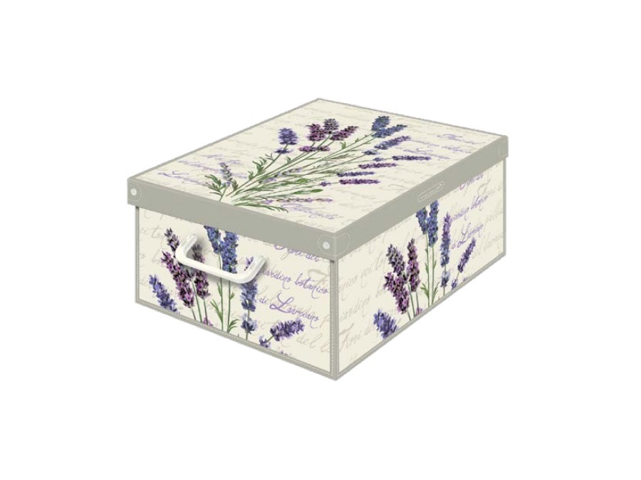 LAVATELLI Scatola guardaroba, collection midi lavanda profumata - 32 x 42 x 17,5 cm