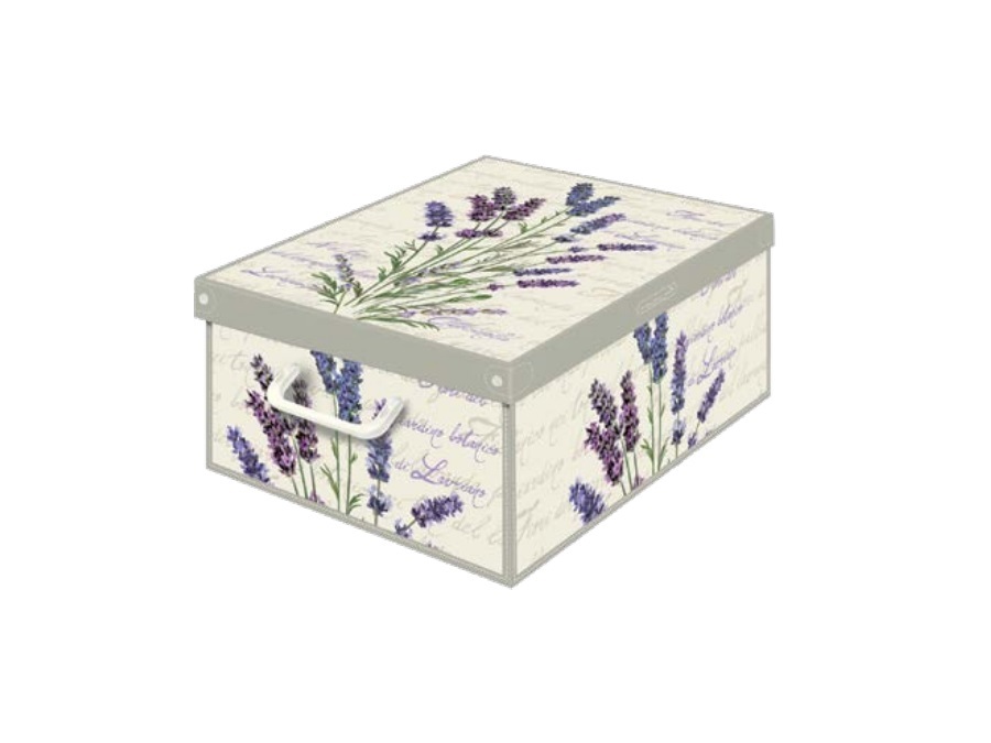 LAVATELLI Scatola guardaroba, collection small lavanda profumata - 25 x 35 x 17,5 cm
