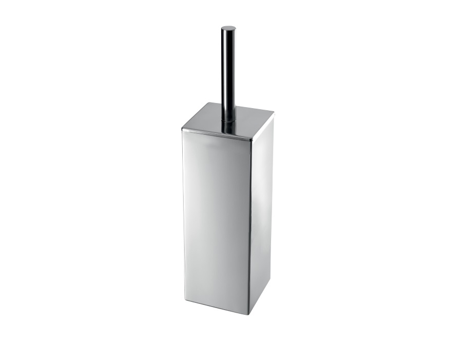 GEDY SPA Scopino WC con ciuffo in setole g-teseo, cromato