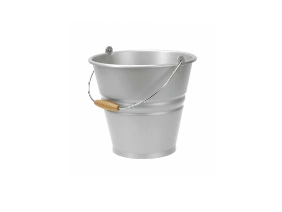 TONTARELLI Secchio nostalgia, 7 L - COLORE Argento