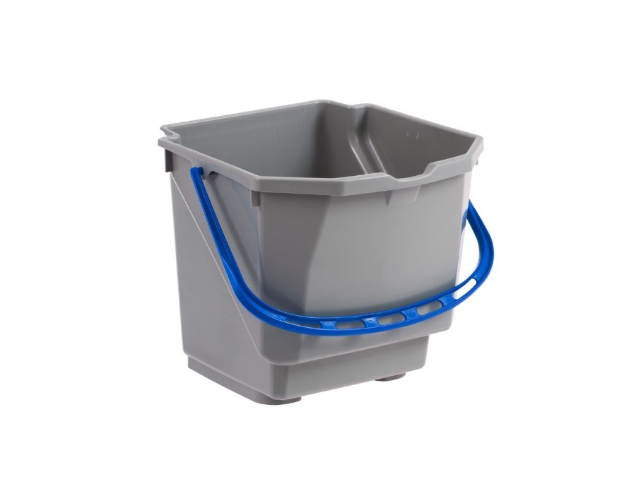 TTS Secchio per carrelli nickita, 25 litri, blu/grigio