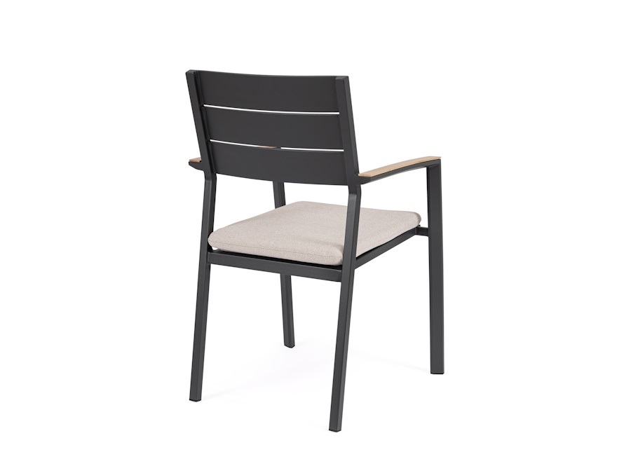 BIZZOTTO SEDIA C-BR C-C ZELMAR ANTRACITE YK13