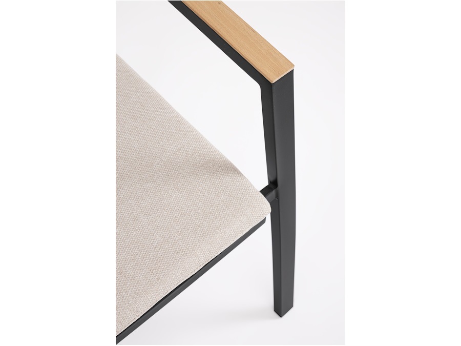 BIZZOTTO SEDIA C-BR C-C ZELMAR ANTRACITE YK13