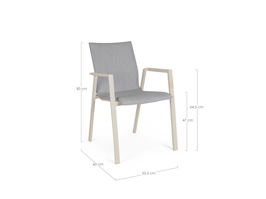 BIZZOTTO SEDIA C-BR ODEON PELICAN