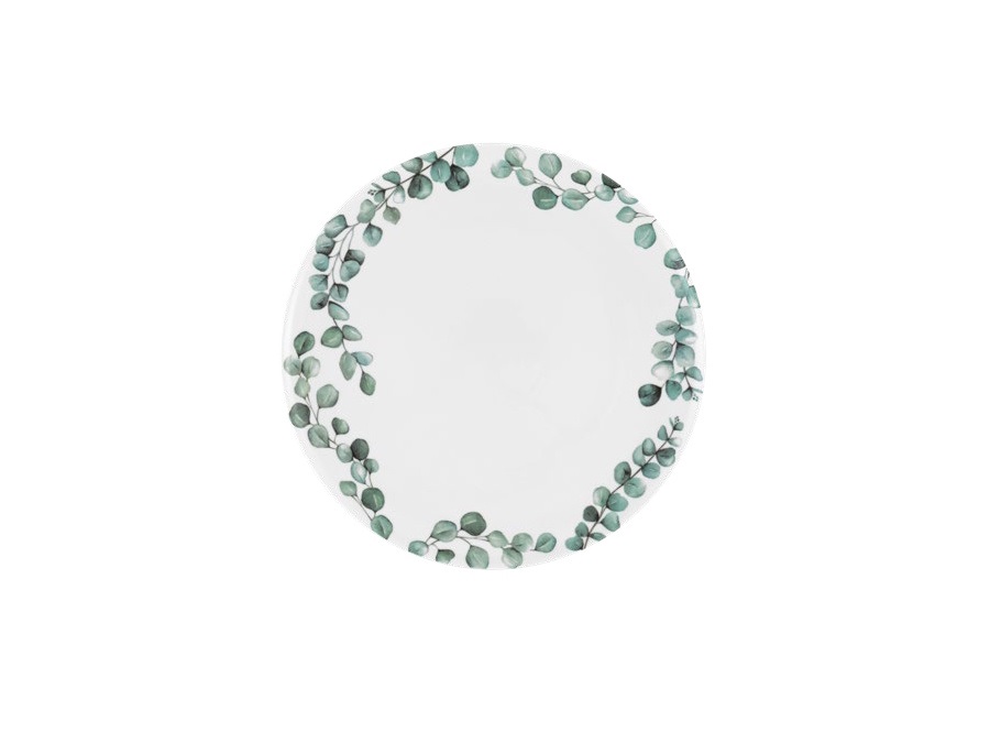 LA PORCELLANA BIANCA Sempreverde, piatto rotondo - Ø 32 cm