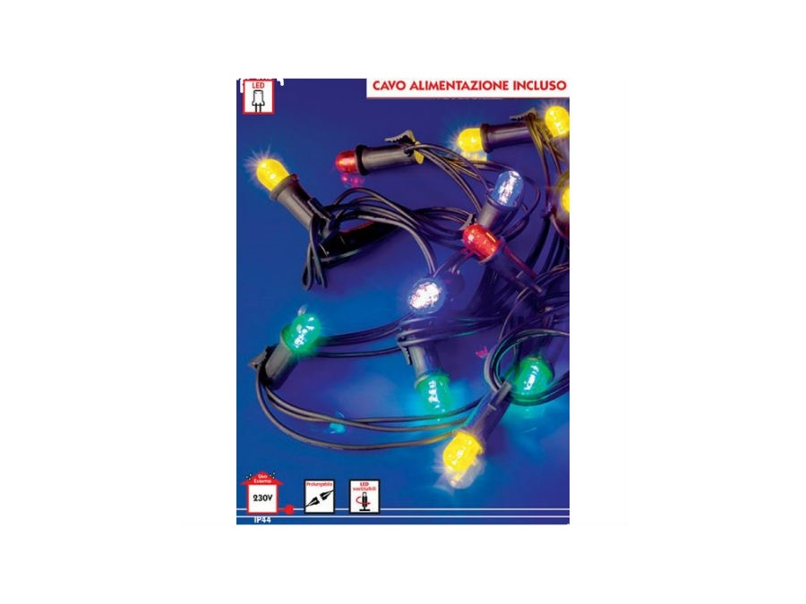 FIRMO BATTISTA E FIGLI Serie 20 led, multicolore, 5,50 m