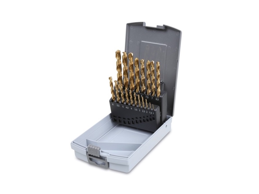 BETA UTENSILI Serie 25 punte rettificate hss, rivestite al TiN, 414/SP25