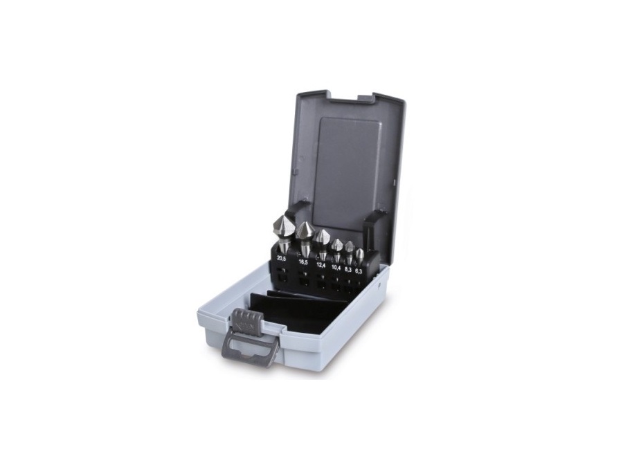 BETA UTENSILI Serie 6 frese a svasare a 3 taglienti, hss, 426/SP6