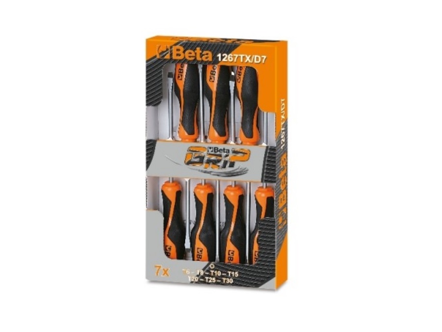 BETA UTENSILI Serie 7 giravite per viti con impronta Torx - 1267TX/D7