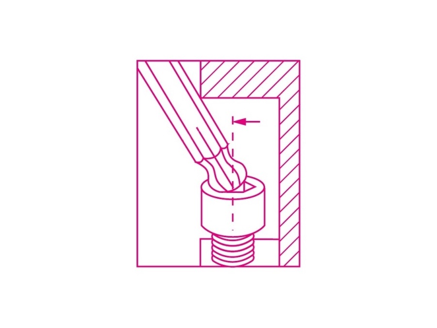 BETA UTENSILI Serie di 8 chiavi maschio piegate con un'estremità sferica, modello lungo per viti con impronta Torx. ART. 97BTXL/SC8